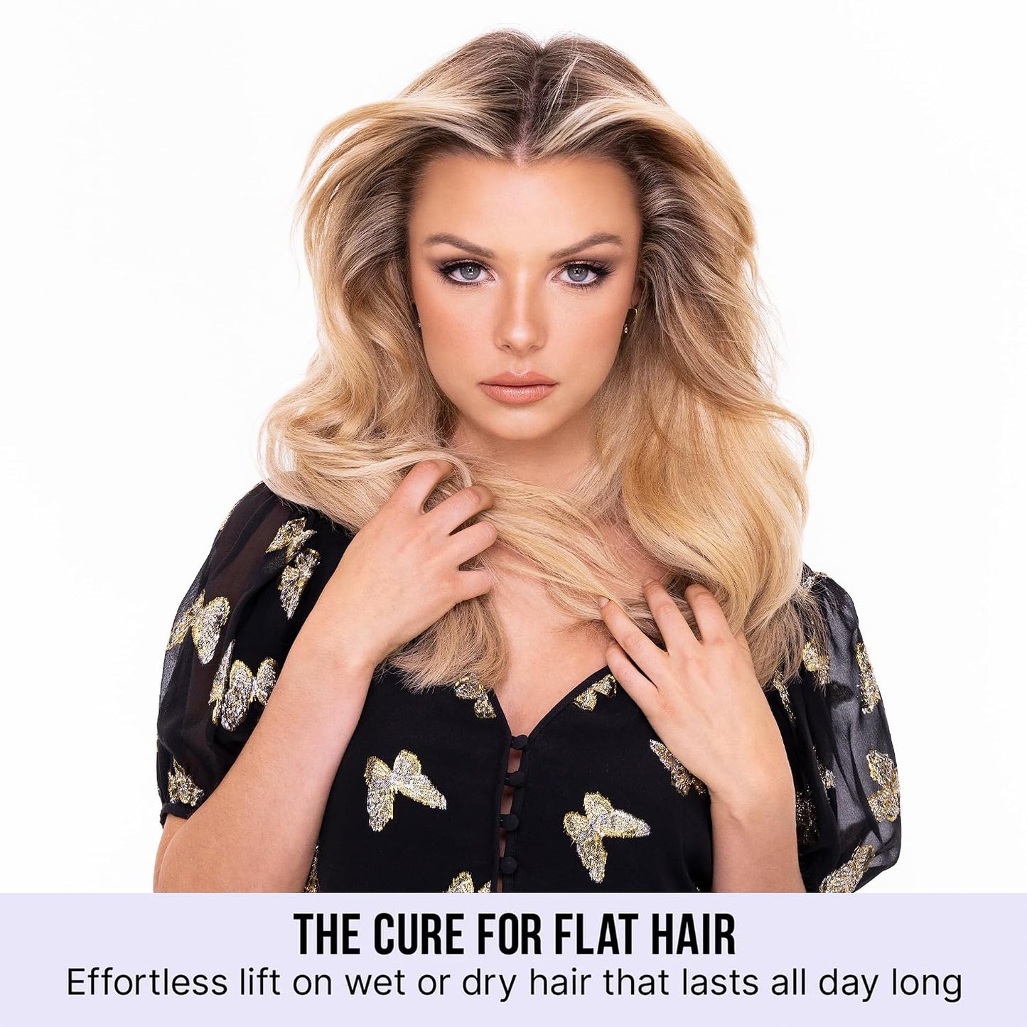 HotCOLOR WOW Raise the Root Thicken + Lift Spray, 1.7 fl oz All-Day Volume for Fine, Flat Hair without Dulling Color