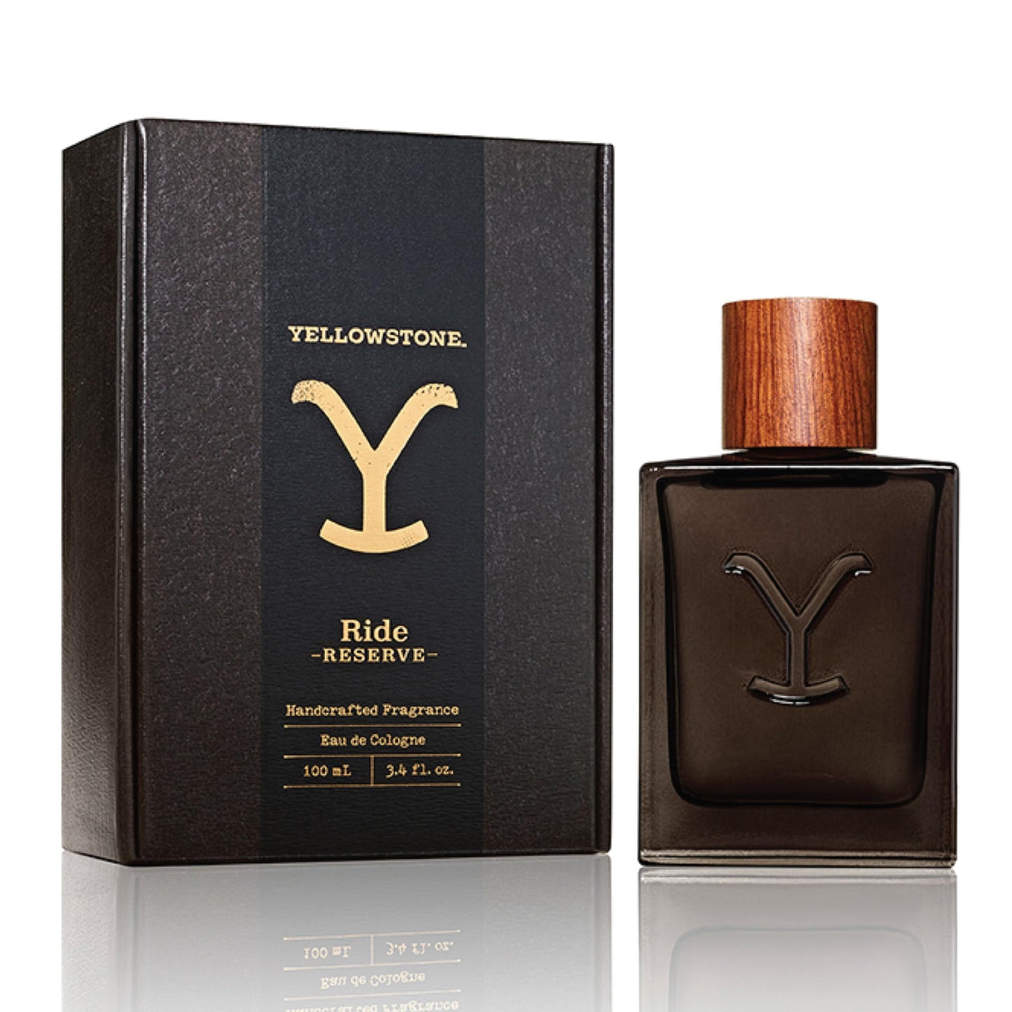 Hot Tru Western Yellowstone Ride Men’s Handcrafted Cologne Spray for Men, Raw Bergamot, Smoked Whiskey, Charred Vanilla & Rough‑Cut Tobacco, 3.4 fl oz (100 ml)