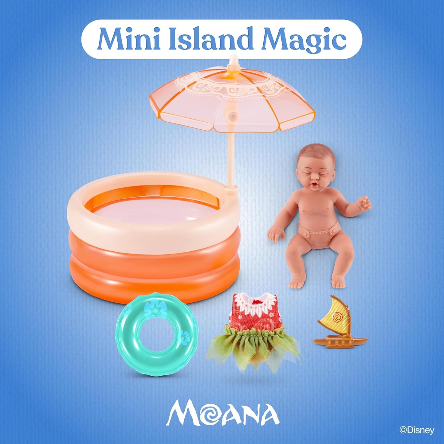 HotMy Mini Baby Disney 2 Pack by ZURU – Collectible Disney Baby Doll Mystery Capsule with Accessories, Realistic Miniature Toy for Girls Ages 3+