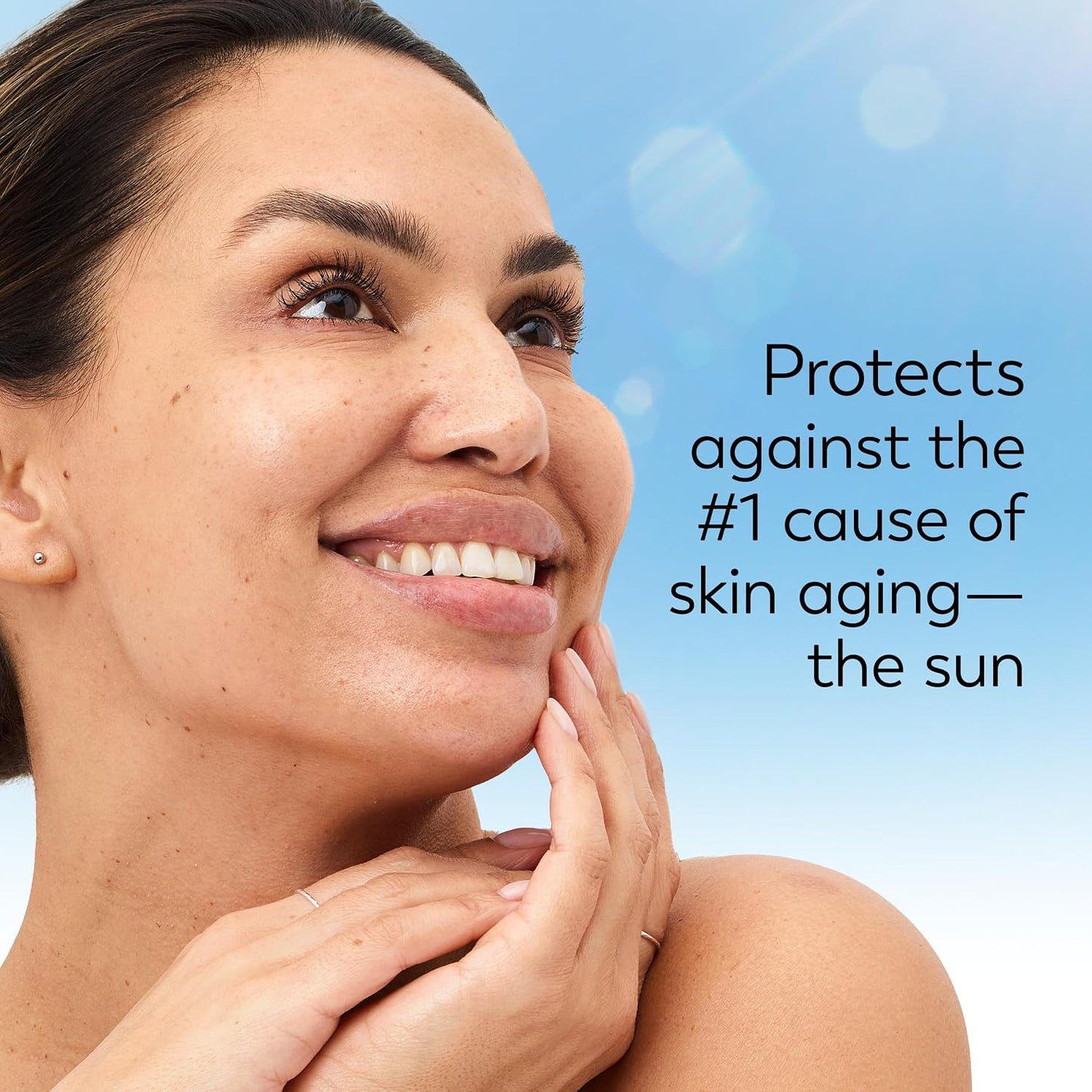 HotOlay Complete+ Face Moisturizer with Sunscreen SPF 40, For Sensitive Skin, Broad Spectrum Sun Protection, Fragrence-Free - No White Cast on All Tones, Nourishes Moisture Barrier - Ceramides, 6 Oz