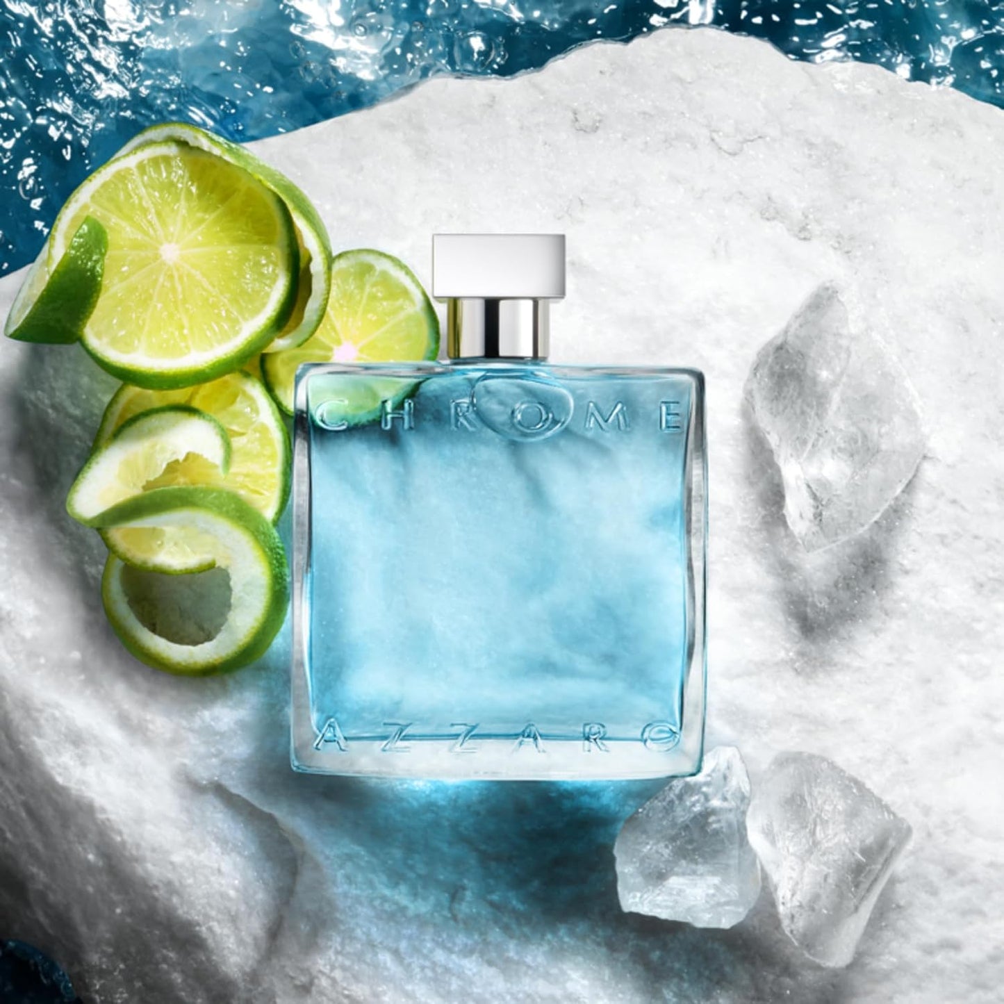 Hot Azzaro Chrome Eau de Toilette - Fresh Aquatic Mens Cologne - Citrus, Woody, Musky Fragrance -Fresh Notes of Bergamot - Everyday Wear - Classic Summer Beach Scent - Luxury Perfumes for Men