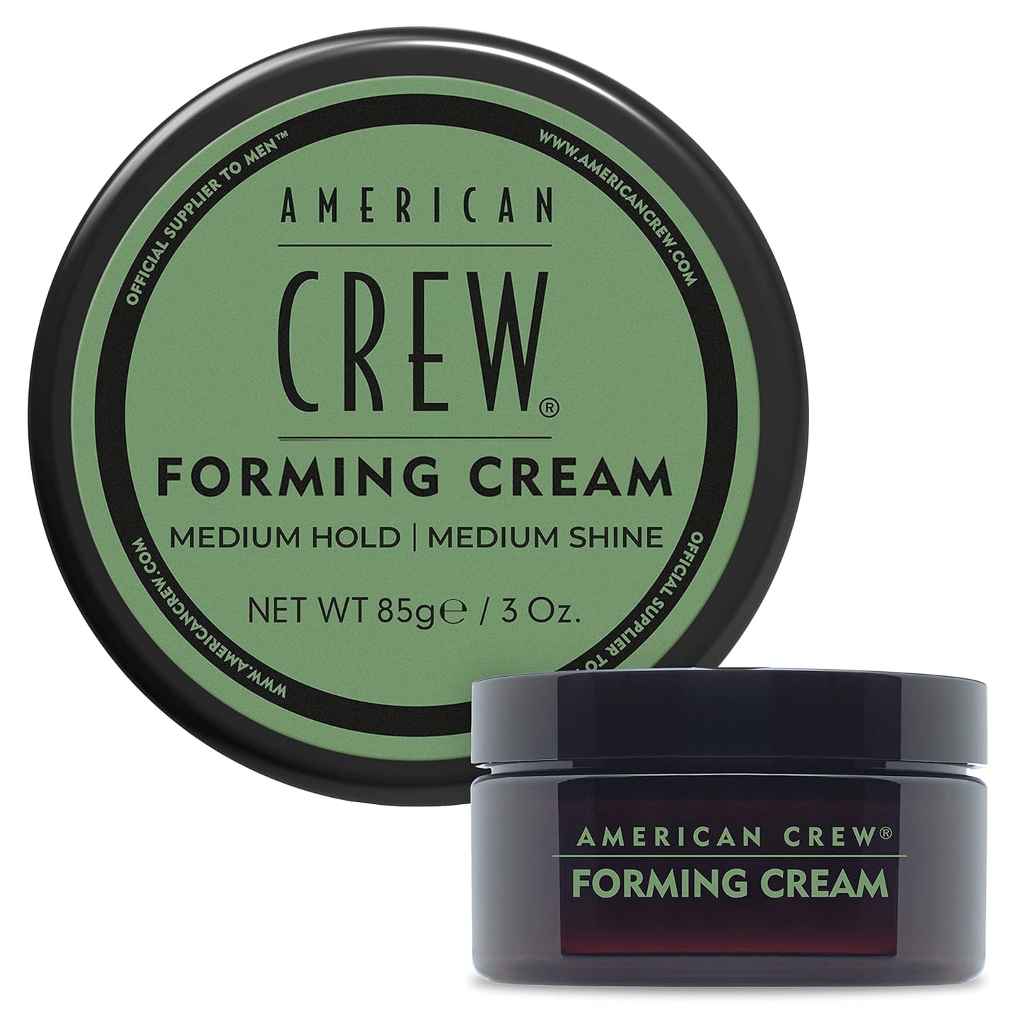HotAmerican Crew Men's Hair Forming Cream, Like Hair Gel with Medium Hold & Medium Shine, 3 Oz (Pack of 1)