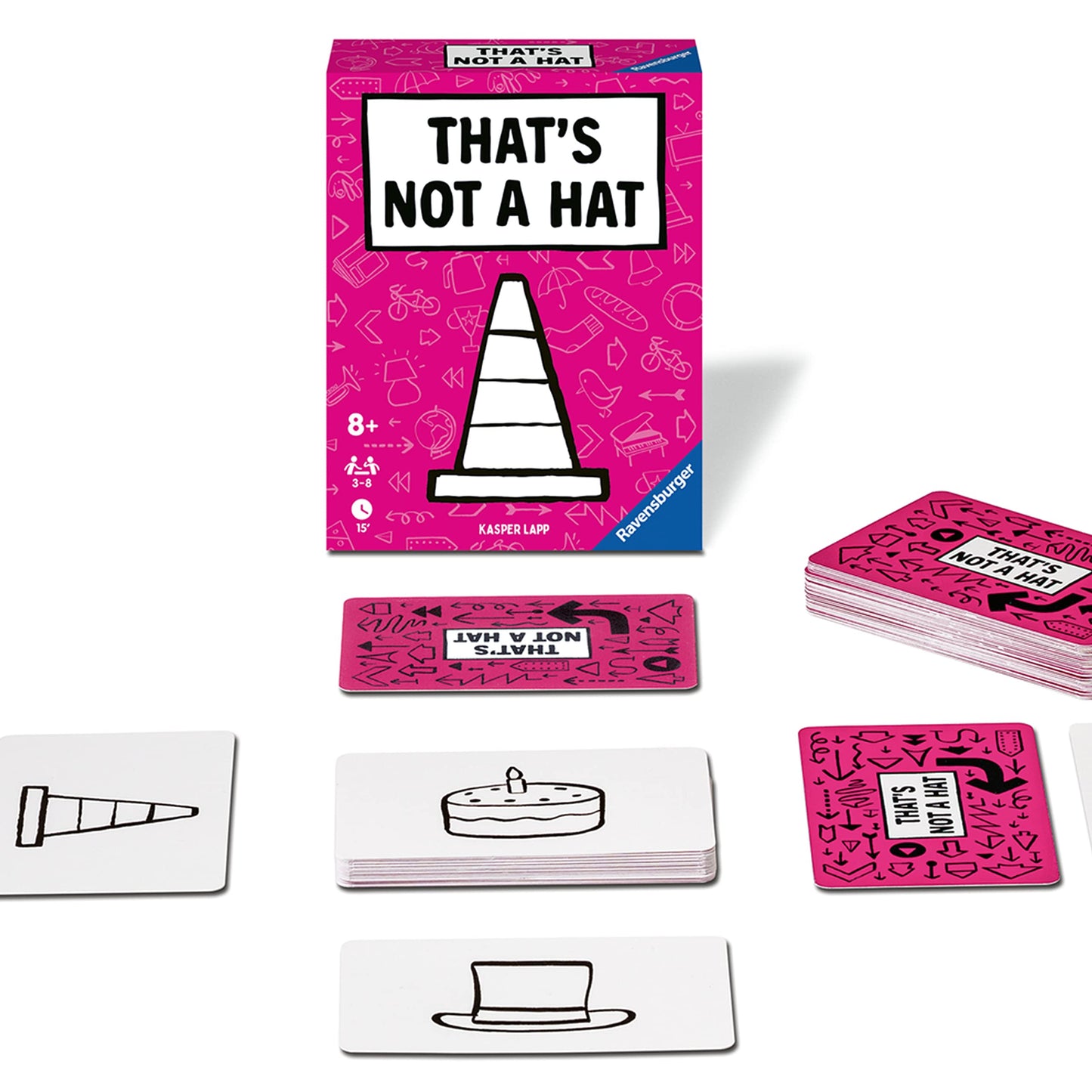 Hot Ravensburger That's Not A Hat - Fun Bluffing & Memory Party Game for All Ages Components | Ideal for Family Gatherings | Great Replay Value | FSC-Certified Materials