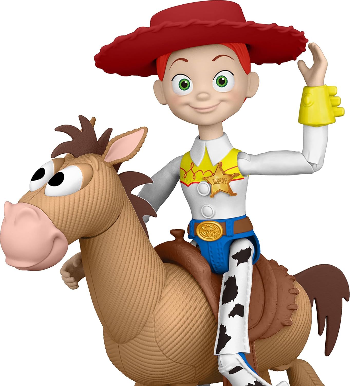 Hot Mattel Disney and Pixar Toy Story 5 Jessie & Bullseye | 7-inch Playscale Action Figures 2-Pack, Posable, Removable Cowboy Hat