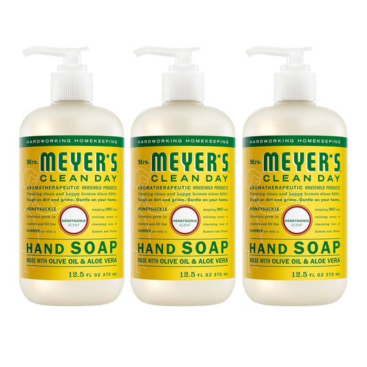 HotMRS. MEYER'S CLEAN DAY Hand Soap, Honeysuckle Scent, 12.5 Fl Oz Bottle - 3 Pack