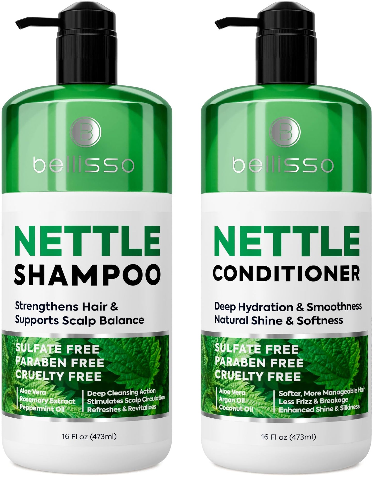 HotBiotin Shampoo and Conditioner Set - Sulfate and Paraben Free Treatment for Men and Women - Hair Thickening Volumizing Products to Help Boost Thinning Hair with Added Keratin