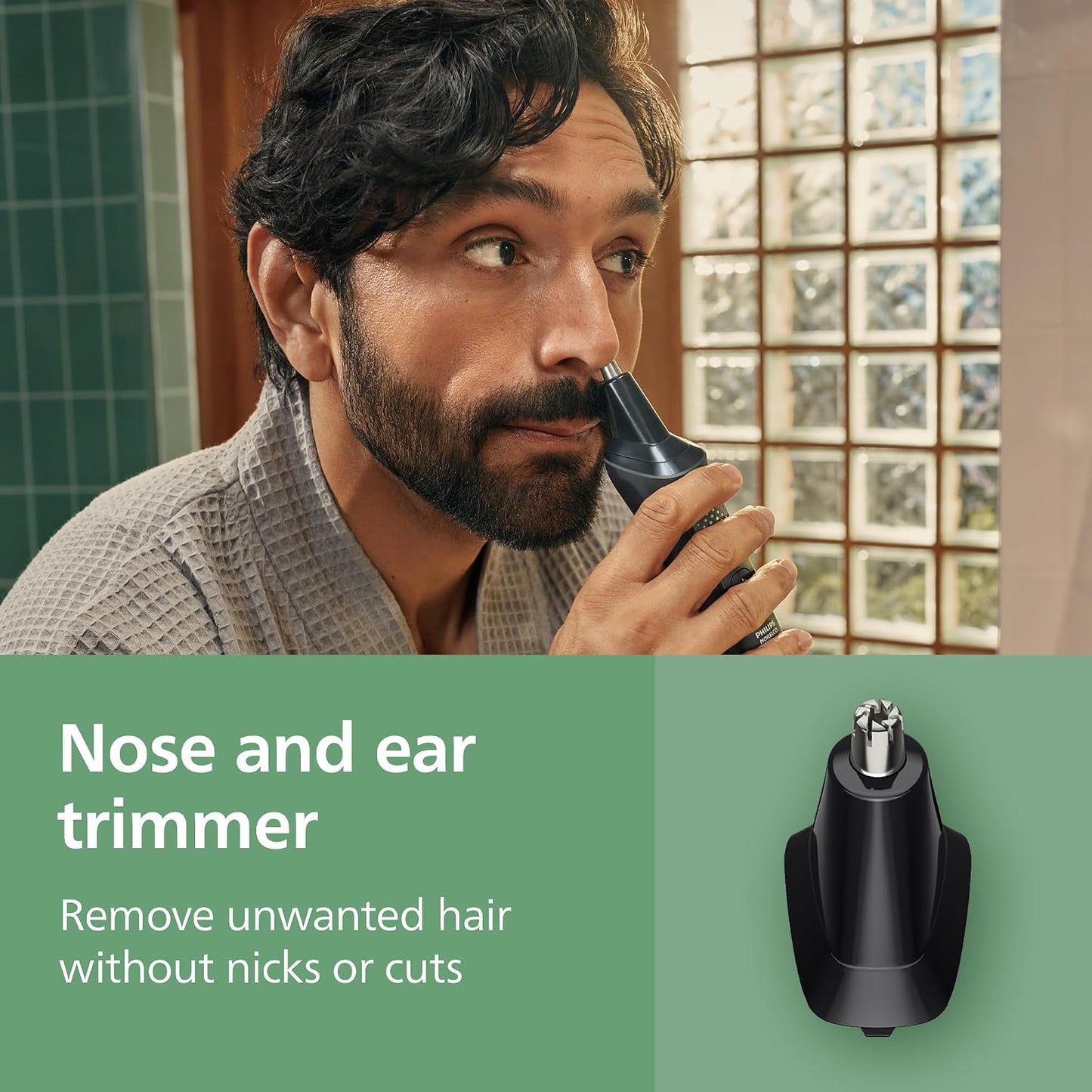 HotPhilips Norelco All-in-One 3000 Series 13 in 1 Trimmer, Beard Styler & Men's Hair Clipper, 9 Length Settings & Self-Sharpening Skin-Friendly Blades, MG3919/50
