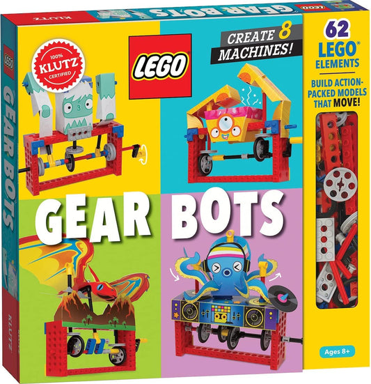 HotKlutz Lego Gear Bots Science/STEM Activity Kit for 8-12 years