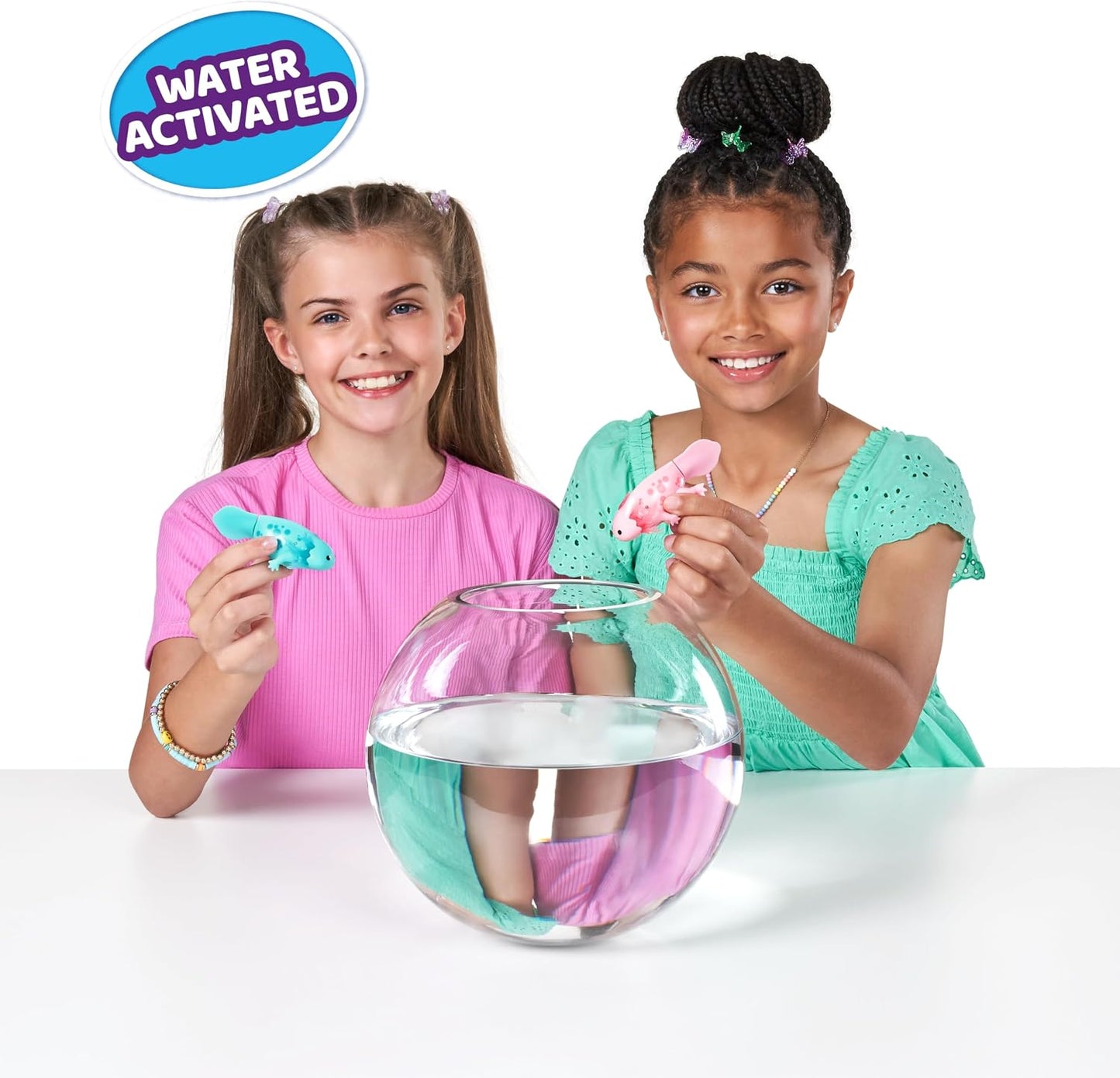 Hot Pets Alive Robo Axolotl Swimming, Electronic Pet Toy (2 Pack) by ZURU