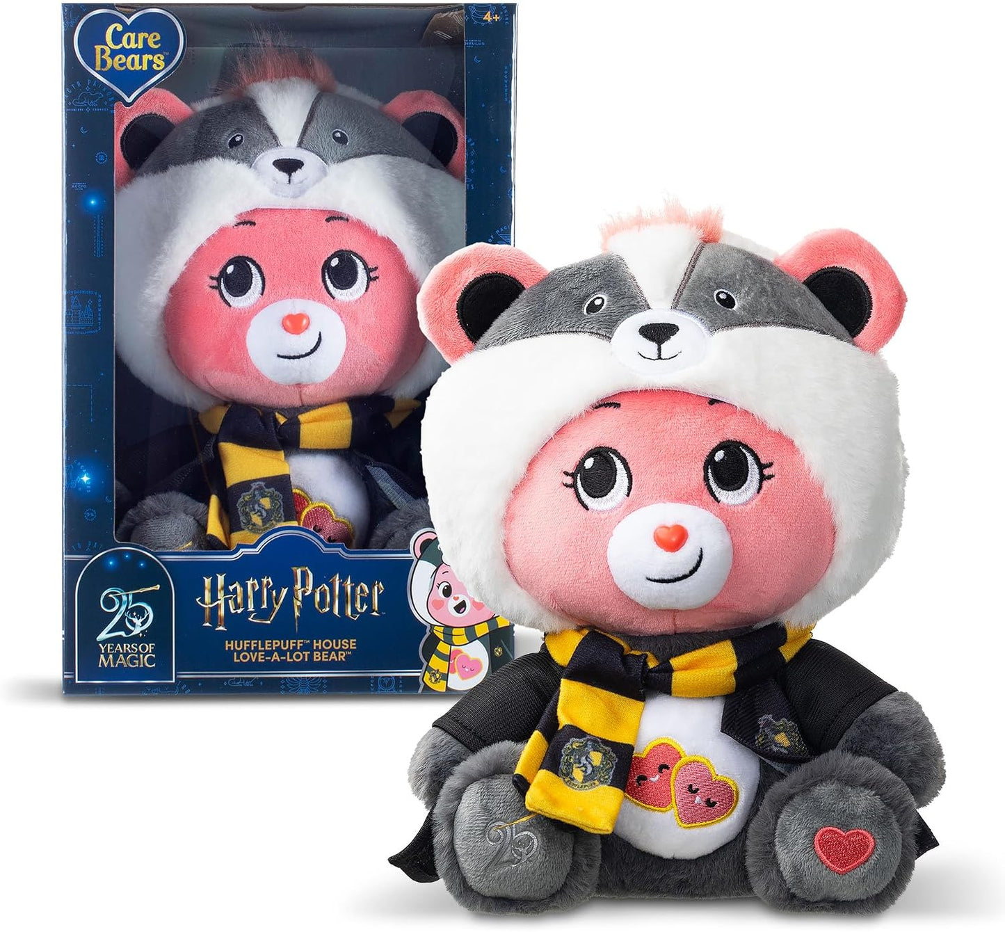 Hot Harry Potter x Care Bears - Hufflepuff House Love-a-Lot Bear 12" Plush