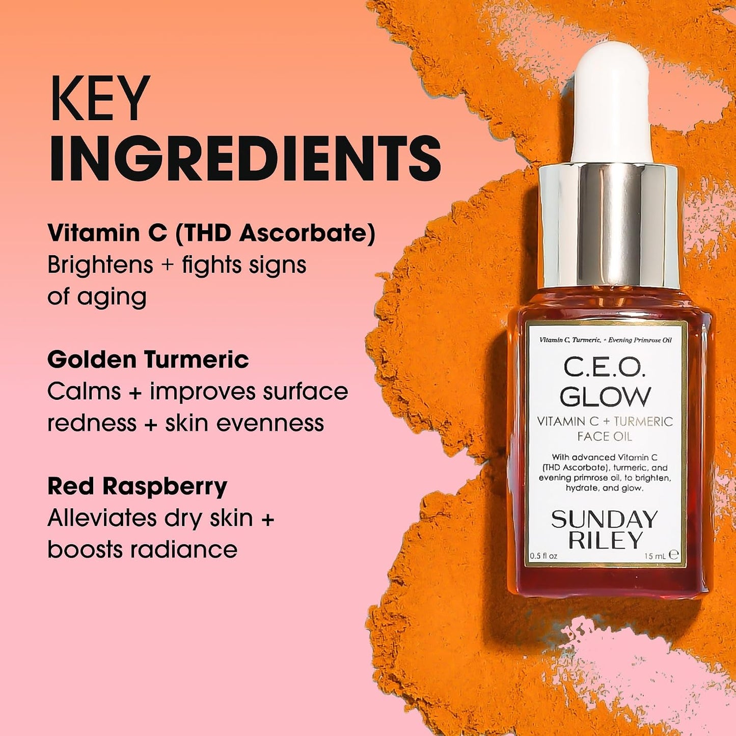 HotSunday Riley C.E.O. Glow Vitamin C & Turmeric Face Oil