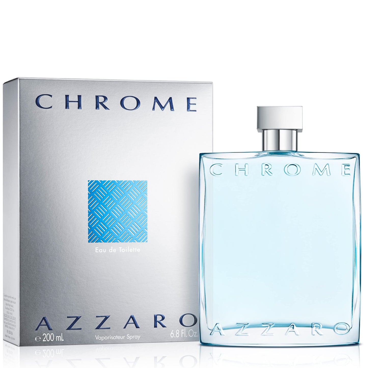 Hot Azzaro Chrome Eau de Toilette - Fresh Aquatic Mens Cologne - Citrus, Woody, Musky Fragrance -Fresh Notes of Bergamot - Everyday Wear - Classic Summer Beach Scent - Luxury Perfumes for Men