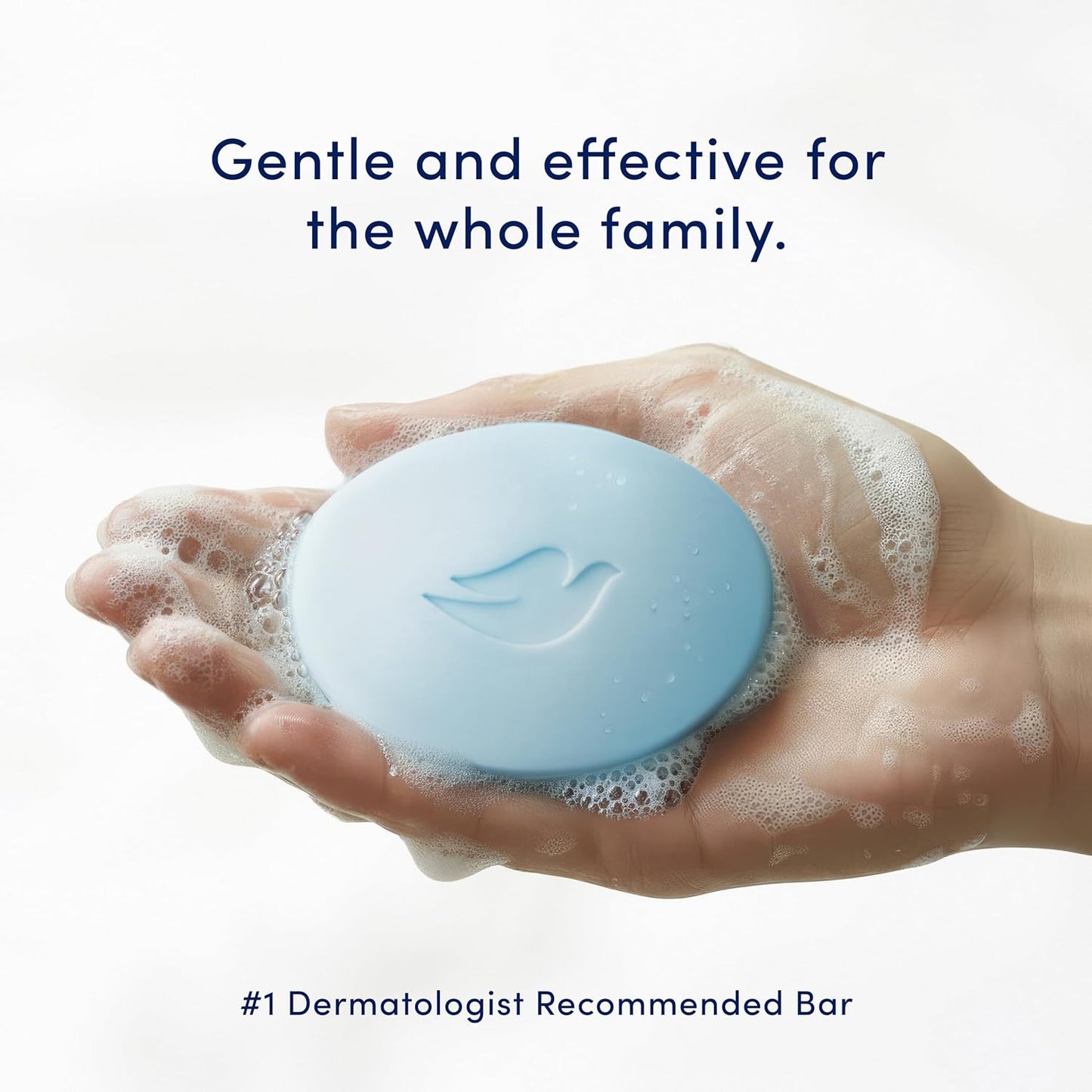 HotDove Antibacterial Care Beauty Bar Soap 6 Count, Moisturizing Cleanser, 3.75 oz I Antibacterial beauty bar with ¼ moisturizing cream that removes 99% of bacteria while protecting skin from dryness