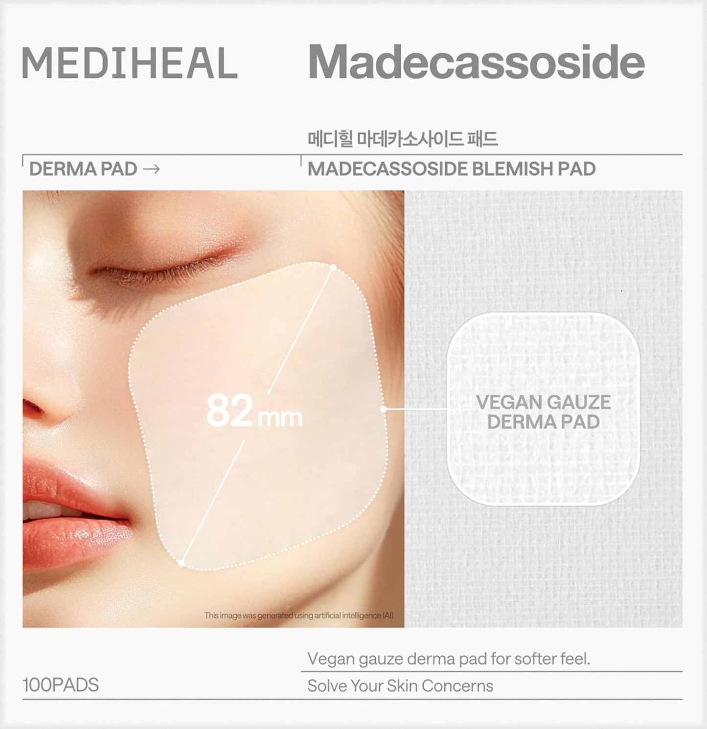 HotMEDIHEAL Madecassoside Blemish Care Toner Pad