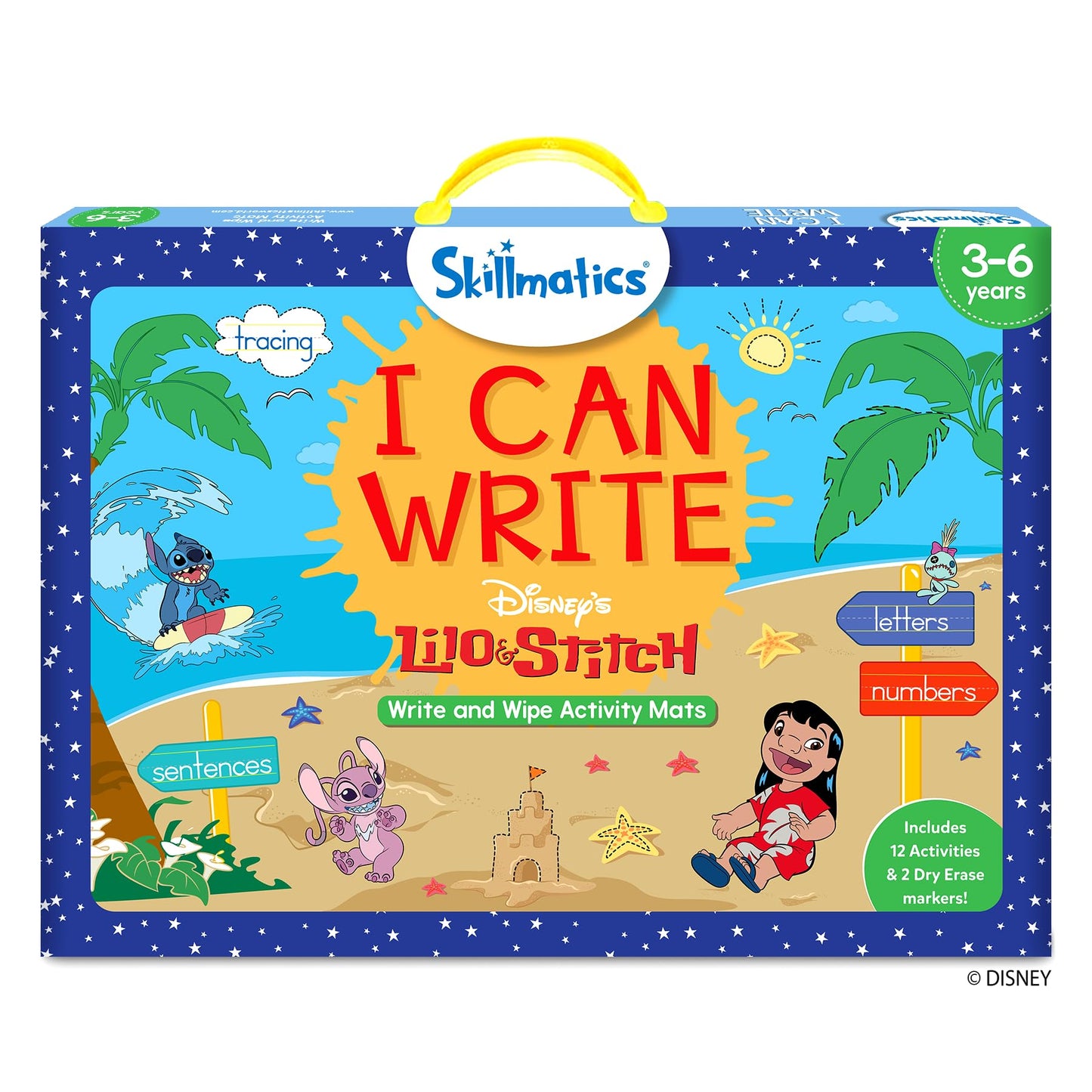 HotSkillmatics Search and Find – Disney Princess, Reusable Educational Game | Reusable Preschool Learning Activity for Toddlers & Kids, Screen-Free Fun, Art & Crafts, Gifts for Boys & Girls Ages 3–6