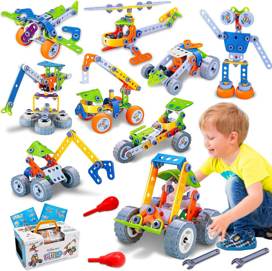 Hot 10 in 1 STEM Toys for 4 5 6 7 8+ Year Old Boy Girl Birthday Gifts Building Toys Stem Kits Activities for Kids Ages 4-8 5-7 6-8 Educational Learning Boy Toys Age 3-5 4-6 8-10 Engineering Creative Games