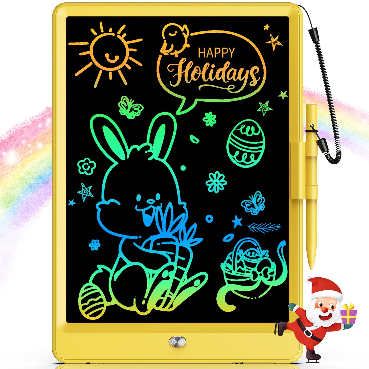 Hot Bravokids Toys for 3-6 Years Old Girls Boys, LCD Writing Tablet 10 Inch Doodle Board, Electronic Drawing Pads, Educational Birthday Gift for 3 4 5 6 7 8 Years Old Kids Toddler (Blue)