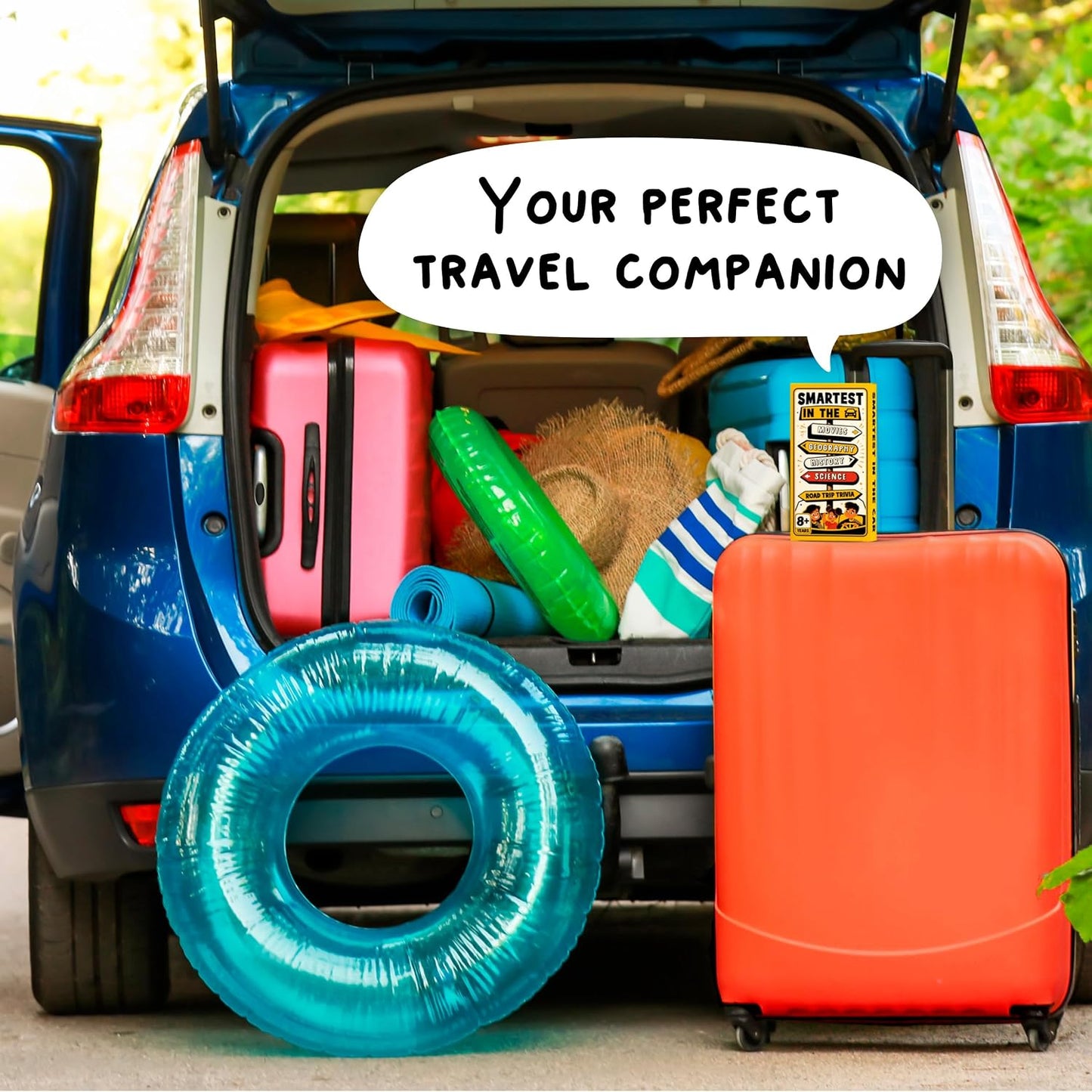 Hot WELL BALANCED Road Trip Trivia - Road Trip Games for Kids Travel Essentials Car Activities Must Haves for Ages 8+