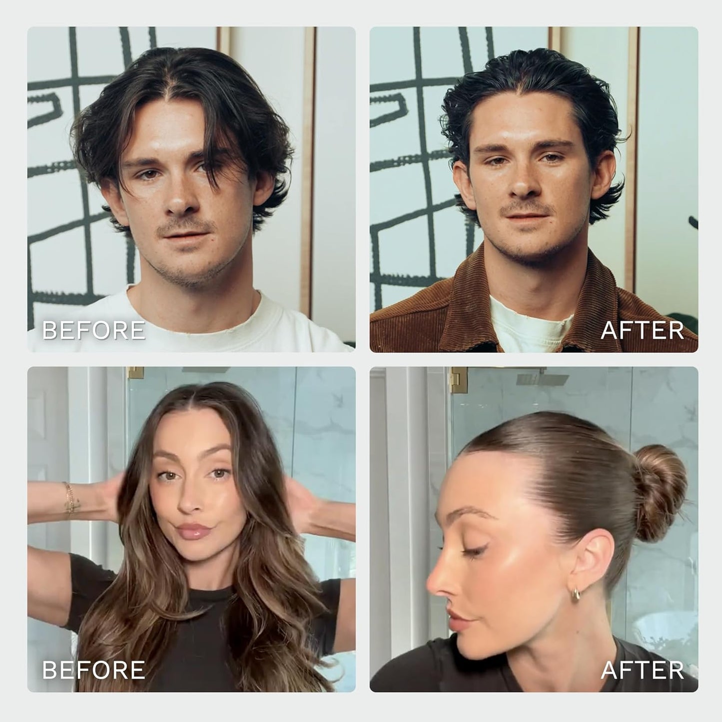 HotHighland Glacial Hair Clay Pomade - Award winning hair styling clay for men and women made with 100% all natural and organic ingredients that promote hair and scalp health. Low shine, Medium Hold.