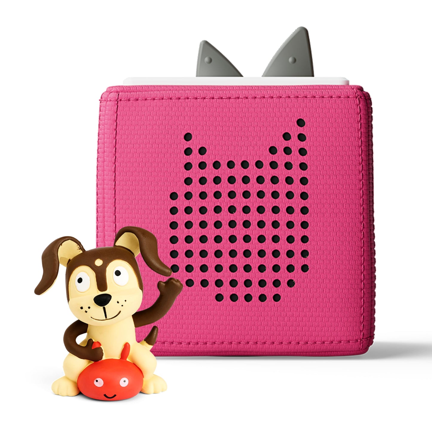 Hot Toniebox 1 Audio Player Starter Set with Playtime Puppy - Listen, Learn, and Play with One Huggable Little Box - Light Blue