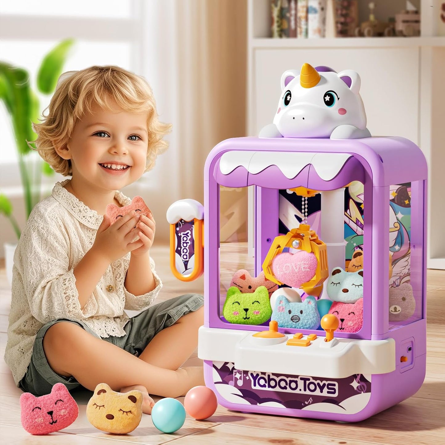 Hot Vanvimen Claw Machine for Kids Girl, Vending Machines Toys for Girls 4 5 6 7 8, Unicorns Girls Toys Age 6-8 4-5, Arcades Game Party Toy Age 6-7,Ideas Birthday Gifts for Girl 4 5 6 9 Year Old