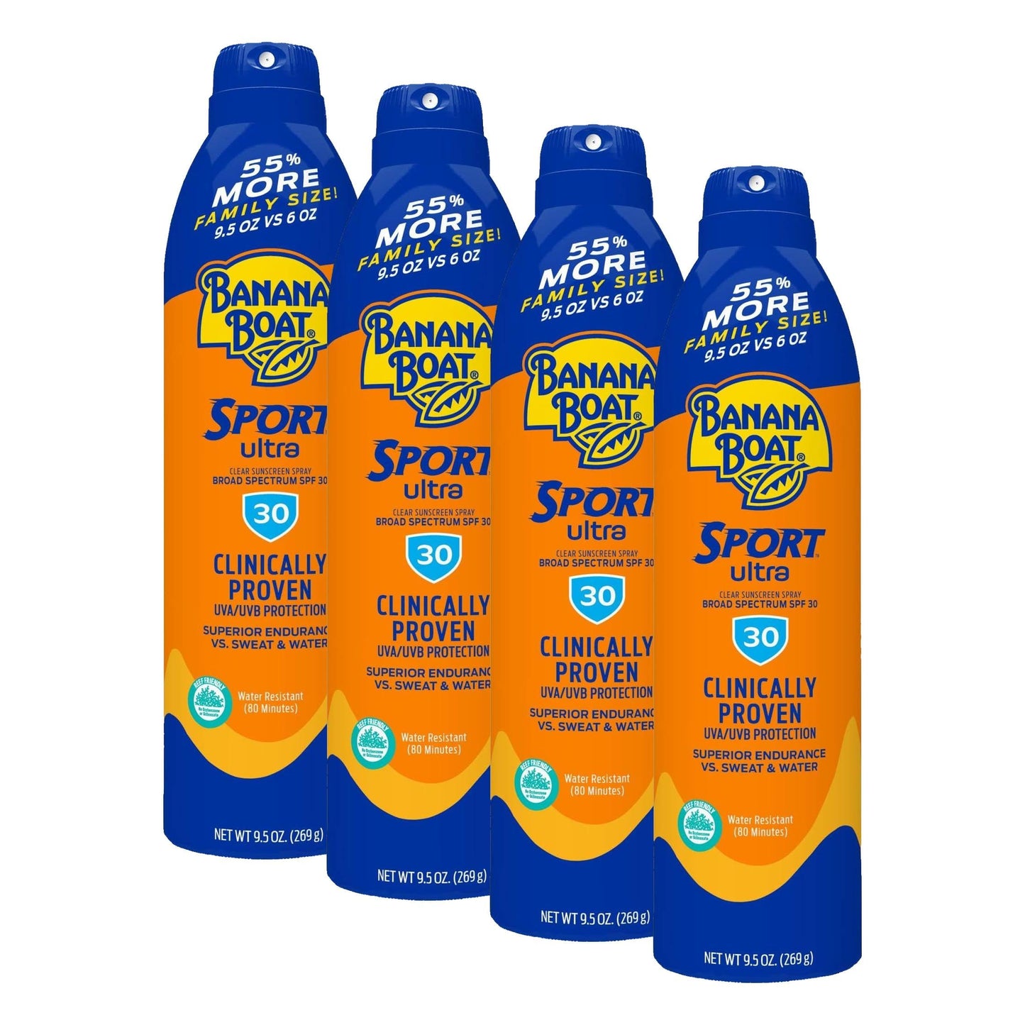HotBanana Boat Sport Ultra SPF 100 Sunscreen Spray, 6oz, Sport Sunscreen Spray SPF 100, Banana Boat Sunscreen SPF 100 Spray, High SPF Sunscreen, Water Resistant Sunscreen, 6oz