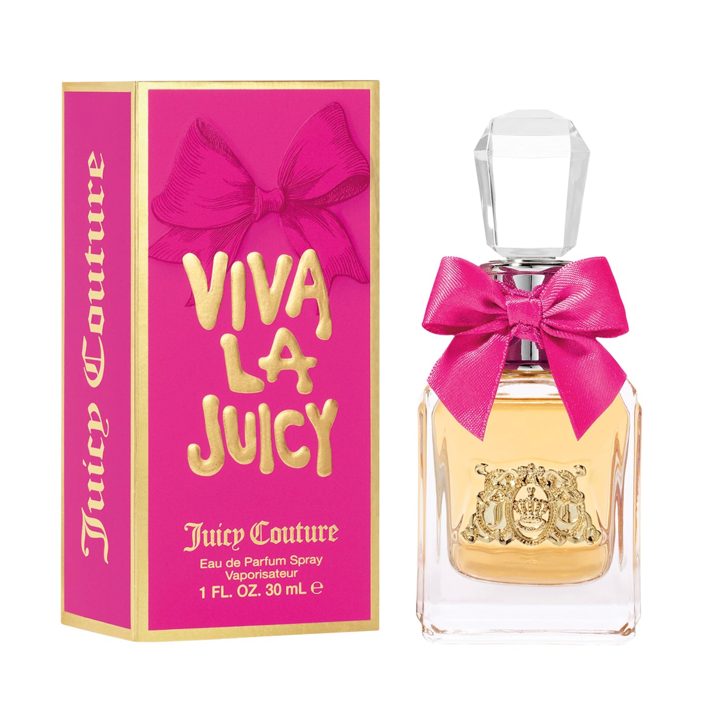 Hot Juicy Couture Viva La Juicy Eau De Parfum, Women's Perfume with Notes of Mandarin, Gardenia & Caramel, Floral & Sweet Perfume for Women, EDP Spray