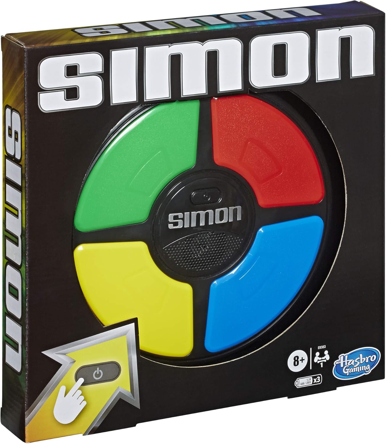 HotHasbro Gaming Simon Handheld Electronic Memory Game With Lights and Sounds for Kids Ages 8 and Up