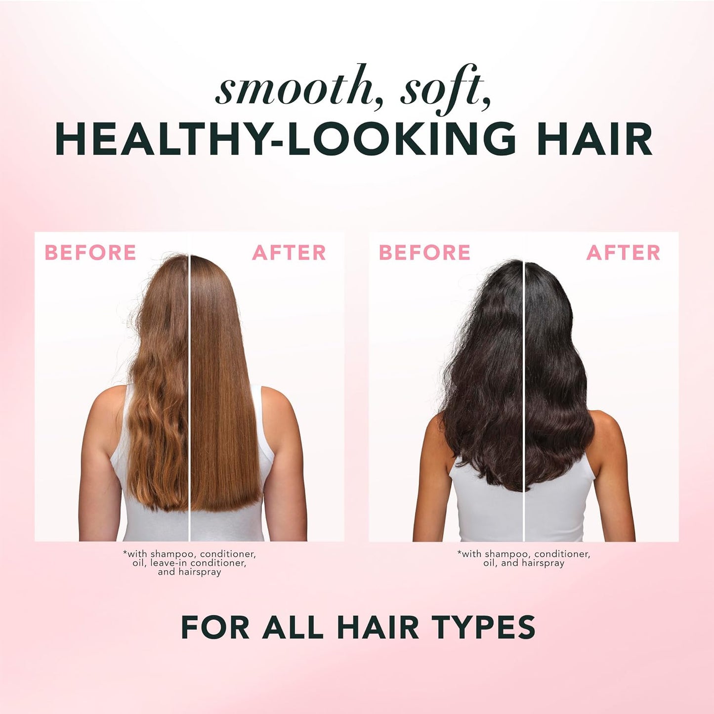 HotHerbal Essences Shampoo & Conditioner Set, Rose Hips - Smooth Collection, Paraben-Free, Color-Safe, Shiny Hair with Jojoba & Vitamin E, 29.2 Fl Oz Each, 2-Pack