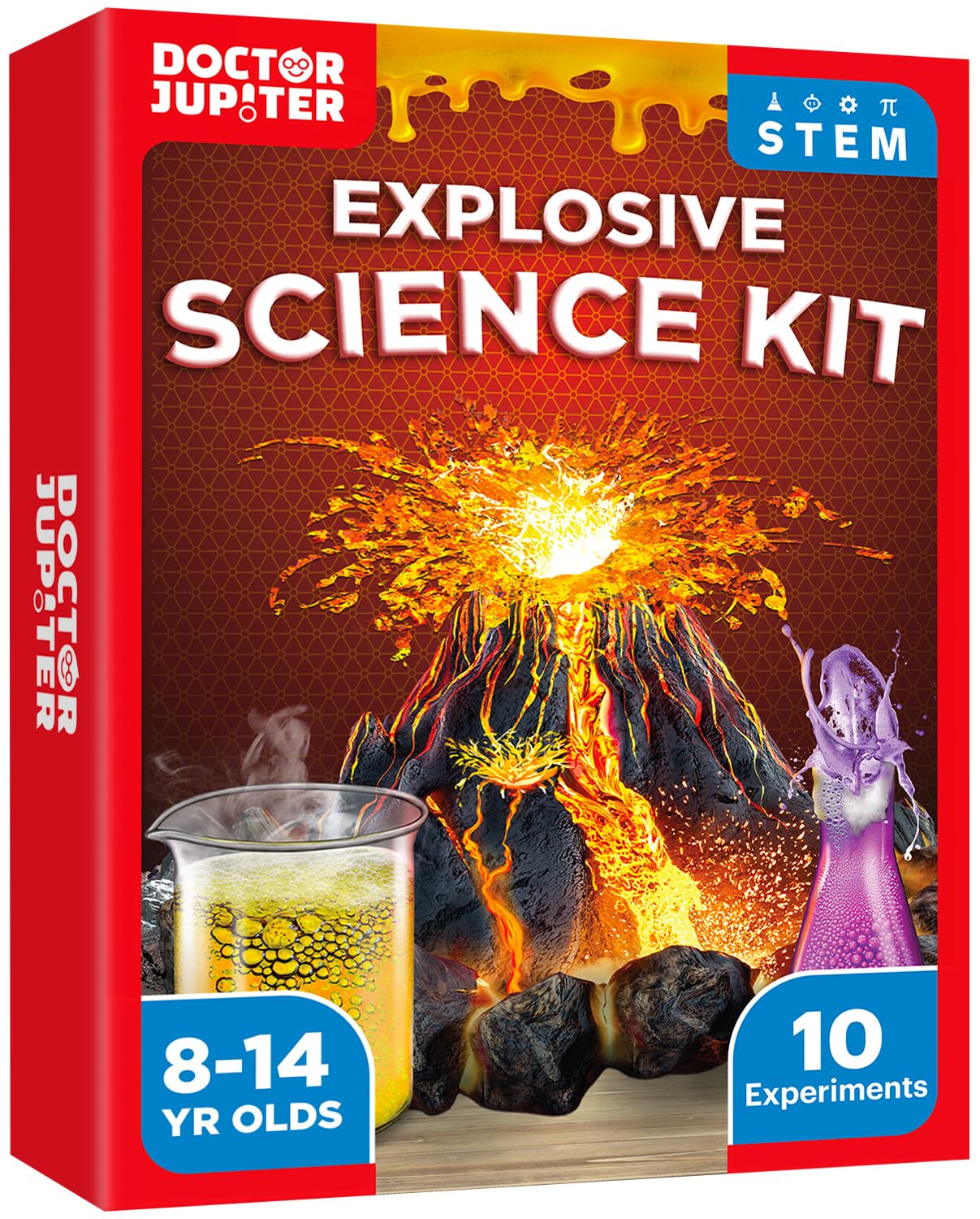 HotDoctor Jupiter My First Science Kit for Kids Ages 4-5-6-7-8 | Birthday Gift Ideas for 4+ Year Old Boys & Girls | Toy Stem Kit with 100+ Experiments | Learning & Educational Projects