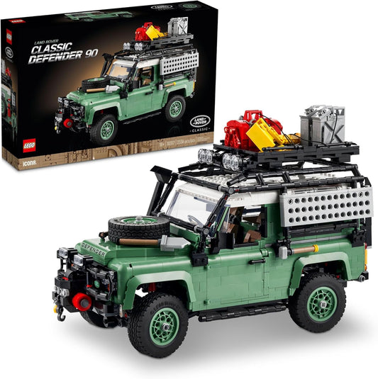 HotLEGO Icons Land Rover Classic Defender 90 - Building Set for Adults, Ages 18+ - Model Car Kit for Home Office, Desk Decor W/Realistic Details - Gift for Men & Women - 10317