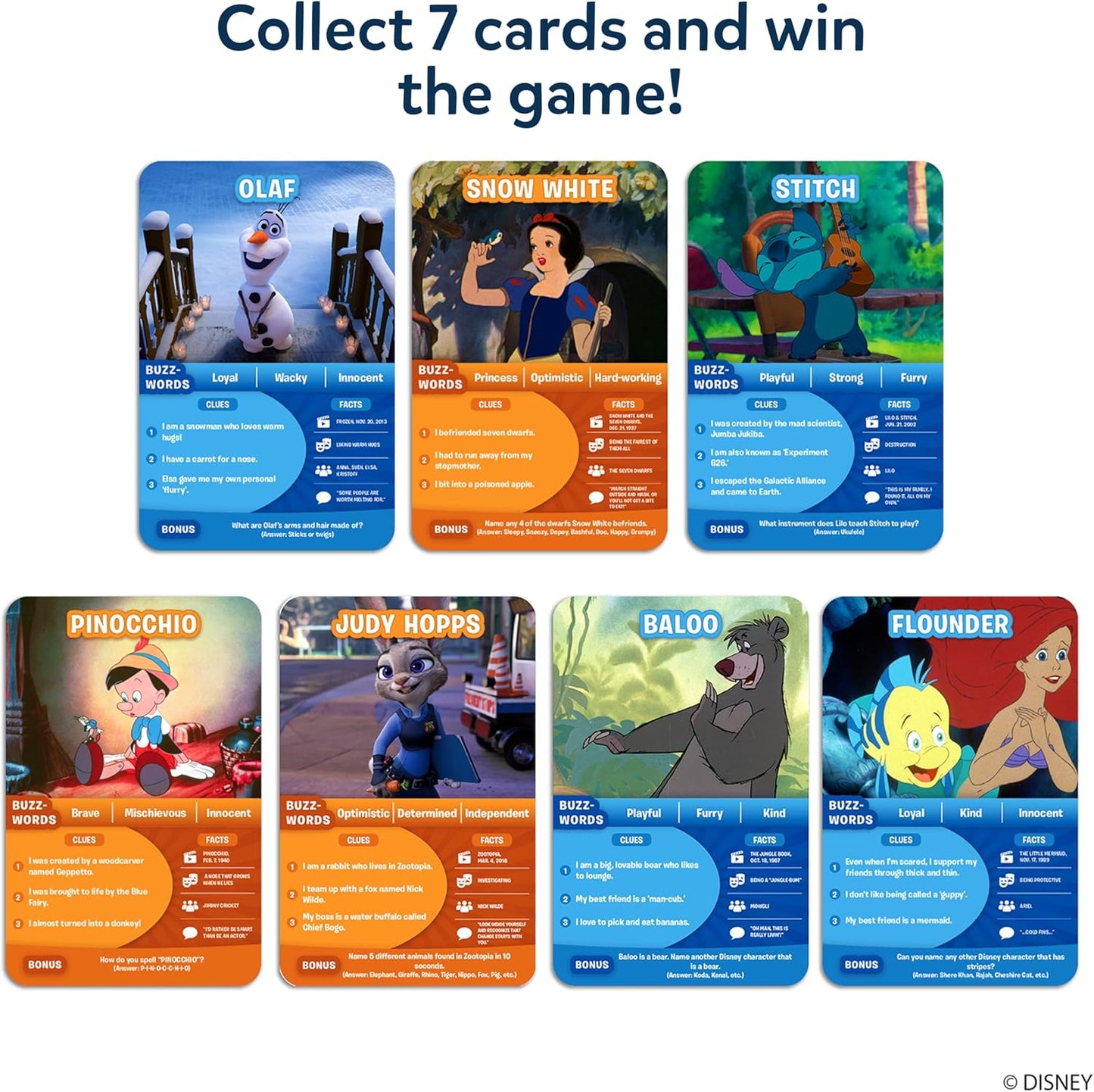 Hot Skillmatics Guess in 10 – Disney, Trivia Card Game for Kids, Travel Toys | Girls, Boys, Teens, Adults Who Love Cinderella, Mickey Mouse, Moana, Screen-Free Fun, Gift for Ages 6 & Up