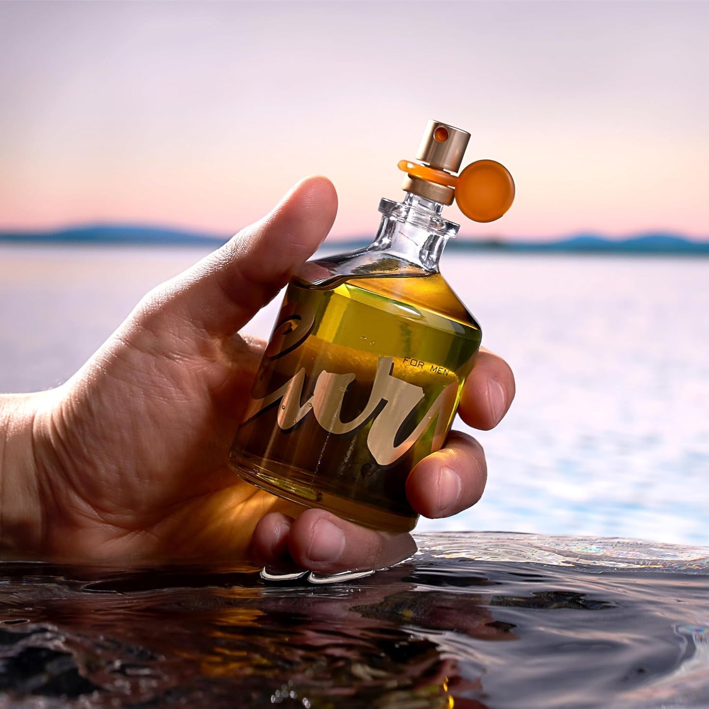 Hot Curve Men's Cologne Fragrance Spray, Spicy Wood Magnetic Scent for Day or Night, 6.8 Fl Oz