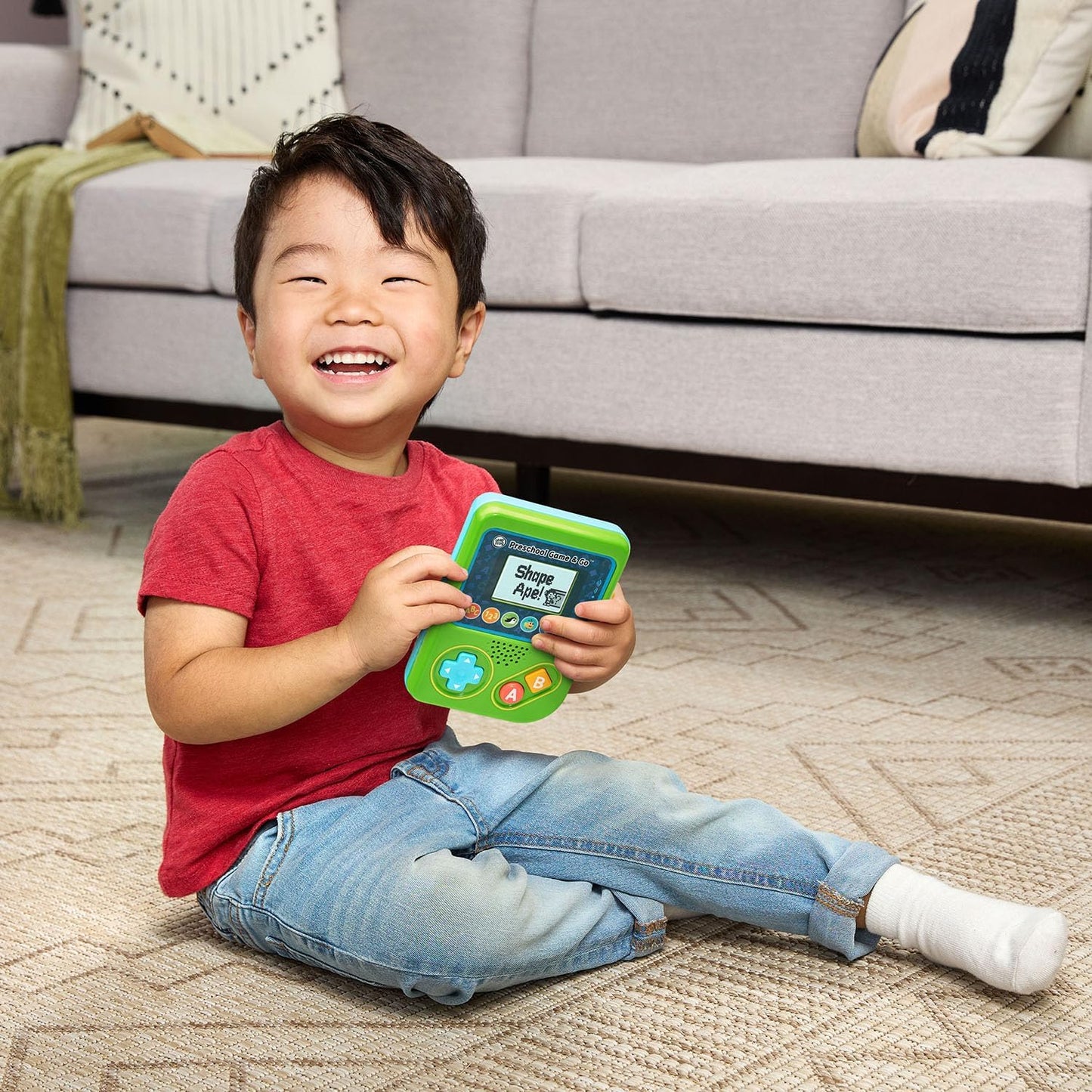 Hot LeapFrog Preschool Game and Go Handheld Video Game Toy, Green
