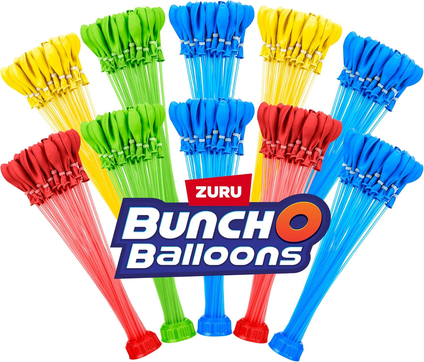HotZURU BUNCH O BALLOONS - 350 Rapid-Fill Crazy Color Water Balloons (10 Pack) Amazon Exclusive