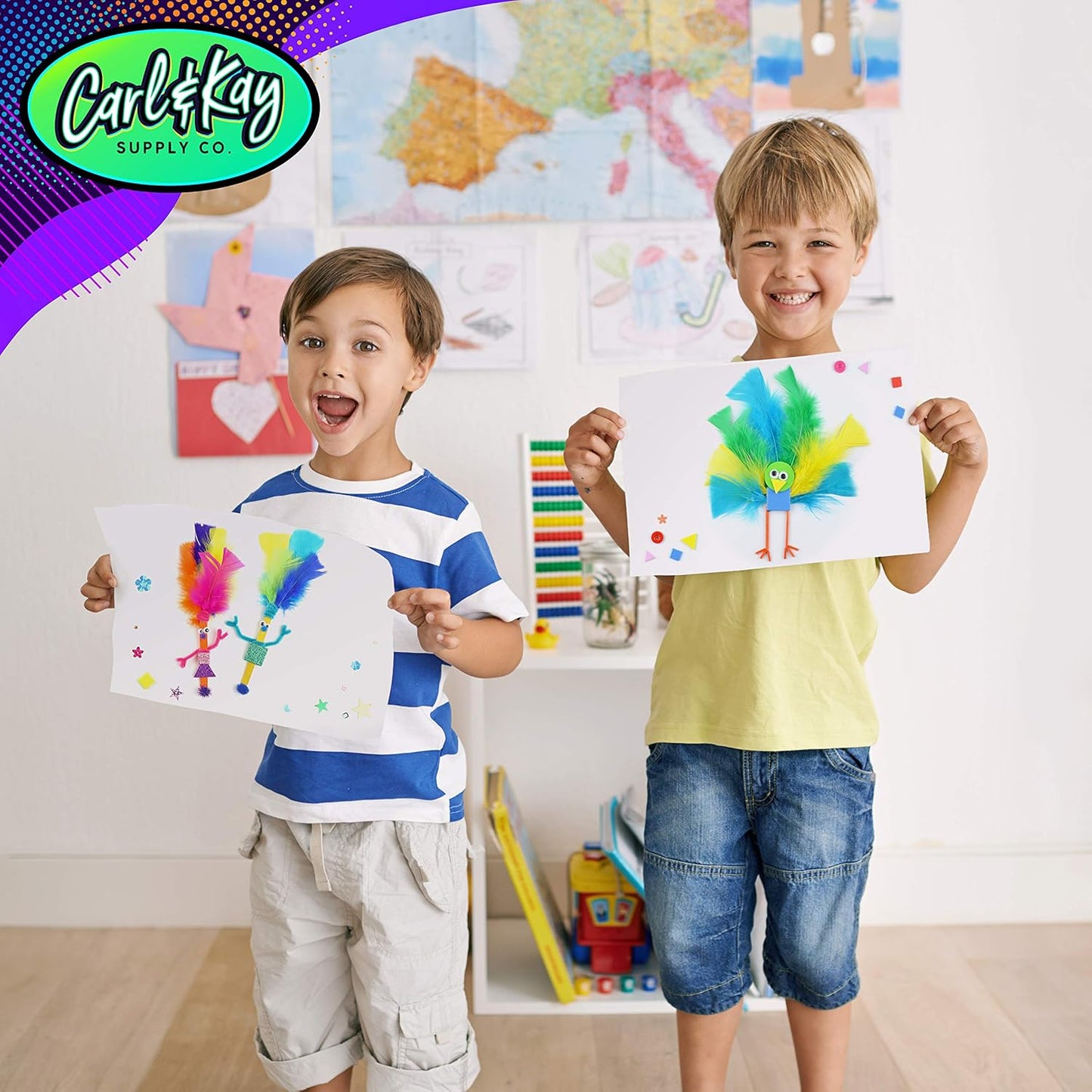 Hot Arts & Crafts Supplies Kits & Materials Set for Kids, Toddler - Carl & Kay