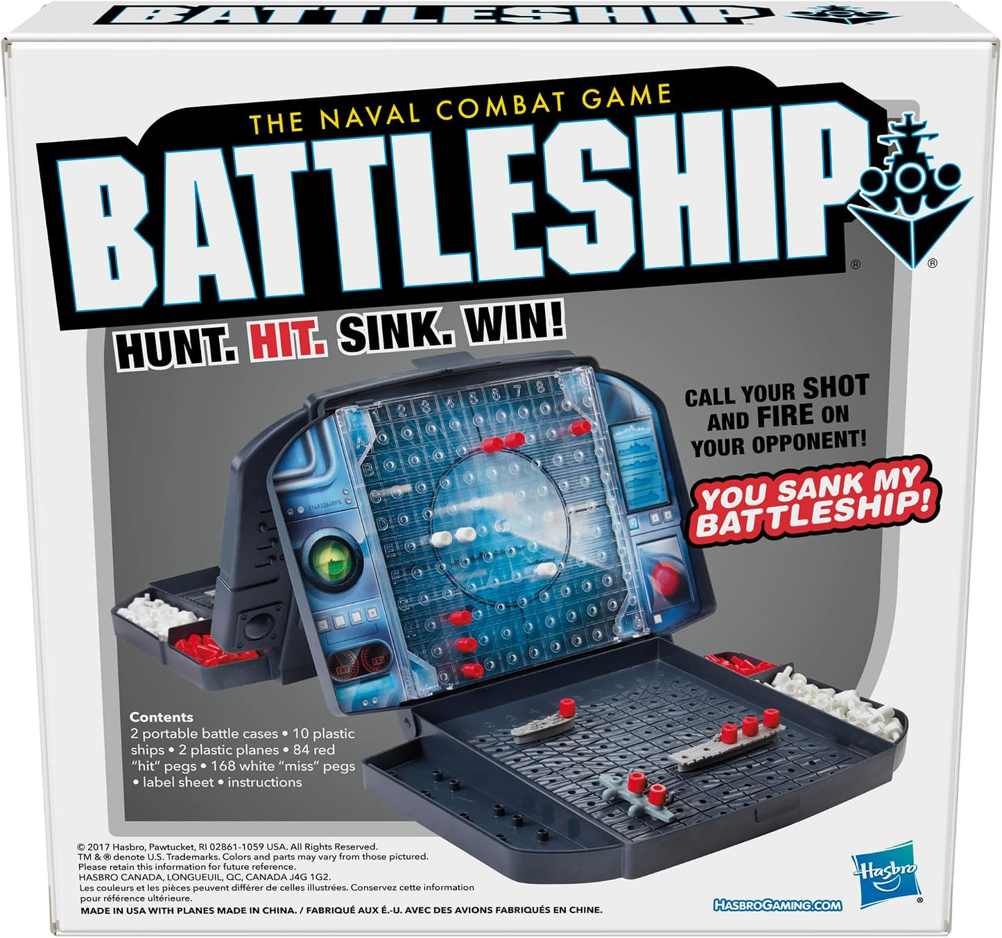 HotHasbro Gaming Battleship with Planes Strategy Board Game for Ages 7 and Up (Amazon Exclusive)