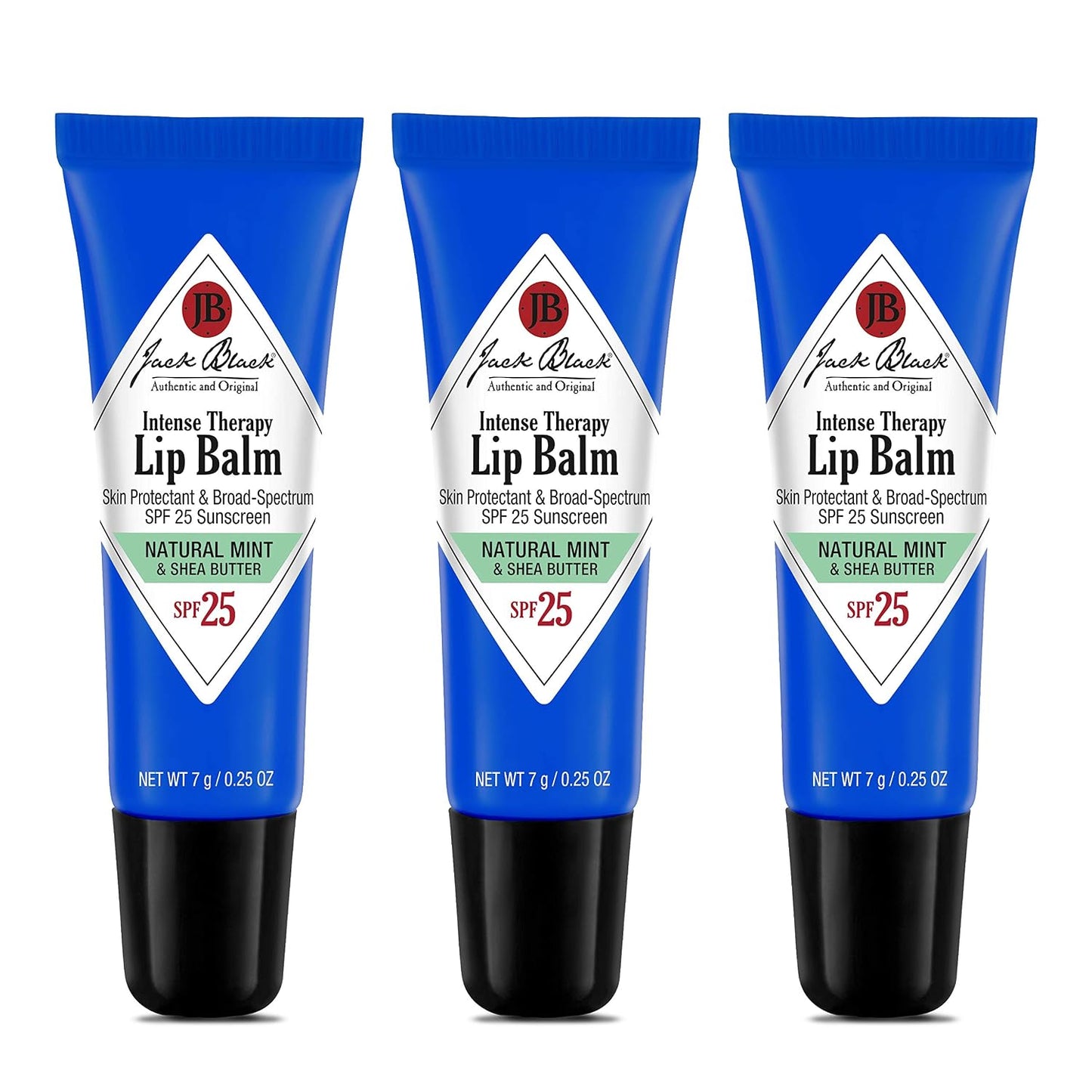 HotJack Black Intense Therapy Lip Balm – SPF 25 Sun Protection, Lip Moisturizer