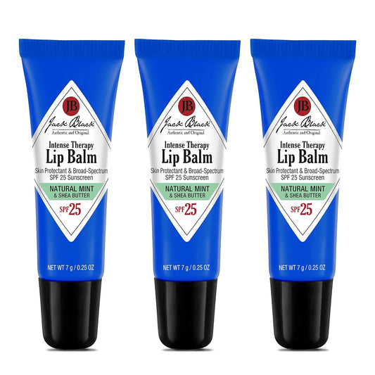 HotJack Black Intense Therapy Lip Balm – SPF 25 Sun Protection, Lip Moisturizer