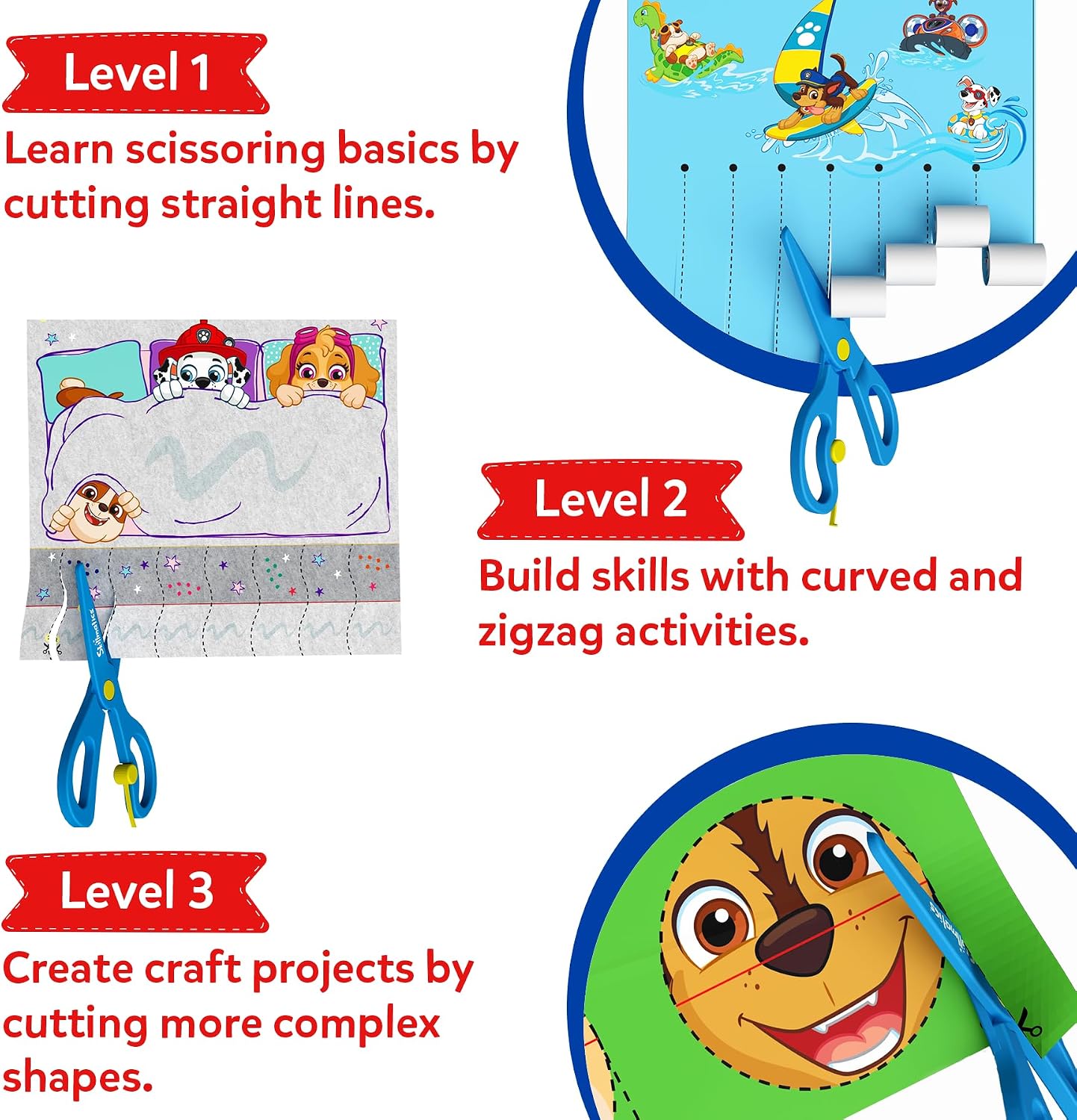 Hot Skillmatics Scissor Skills Preschool Activity Book – Snip Snip PAW Patrol