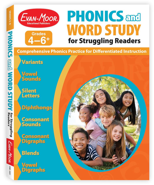 Hot Evan-Moor Phonics and Word Study for Struggling Readers