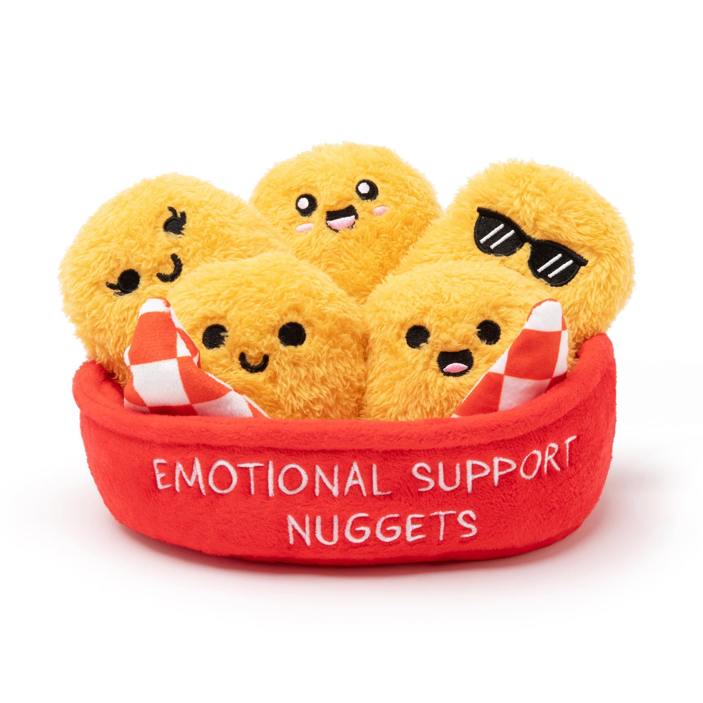 Hot WHAT DO YOU MEME? Emotional Support Donuts by Relatable, Cuddly Stuffed Animals and Toys, Squishy Toys and Plushies, Great Ideas for Loved Ones of All Ages, Includes 5 Plushies with Carrying Basket
