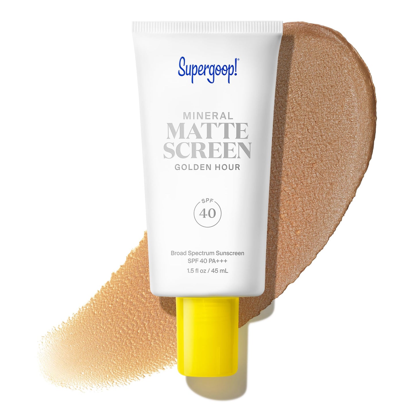 HotSupergoop! Mineral Mattescreen SPF 40 - Mineral, Oil-Free Broad Spectrum Sunscreen - Smooths Skin’s Appearance, Minimizes Pores & Controls Shine - Water & Sweat Resistant