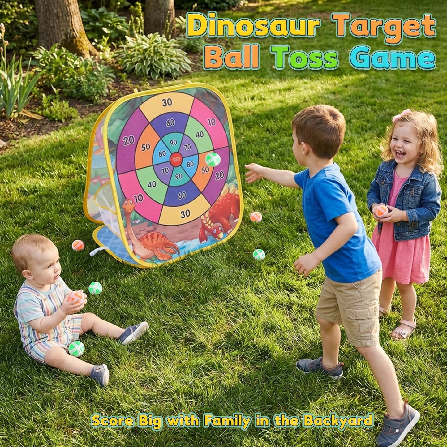 Hot Bean Bag Toss Game for Kids - Cornhole Board Outdoor Toys for Toddlers -Party Activities Carnival Outside Yard Backyard Beach Lawn Games Toy for Kid Boys Girls Age 3 4 5 6 7 8 Year Old Birthday Gifts