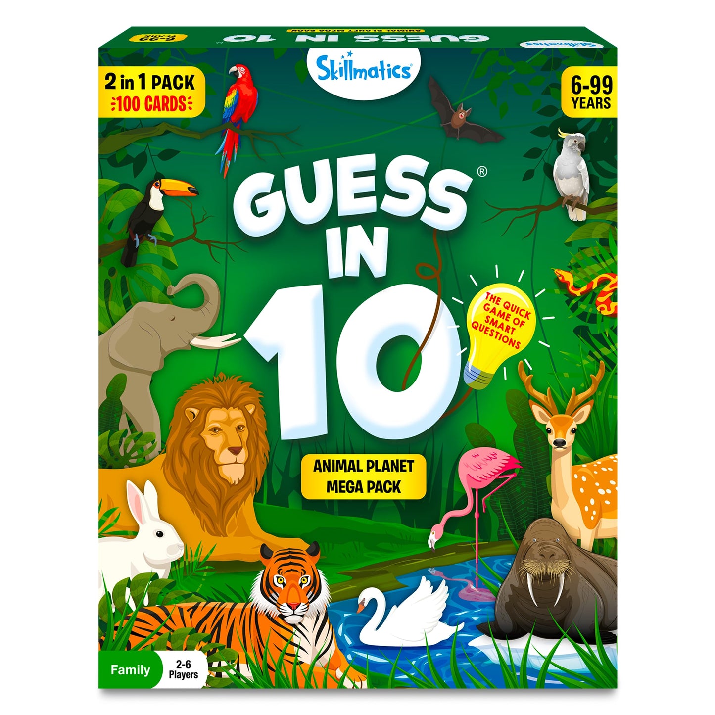 Hot Skillmatics Guess in 10 – Disney, Trivia Card Game for Kids, Travel Toys | Girls, Boys, Teens, Adults Who Love Cinderella, Mickey Mouse, Moana, Screen-Free Fun, Gift for Ages 6 & Up