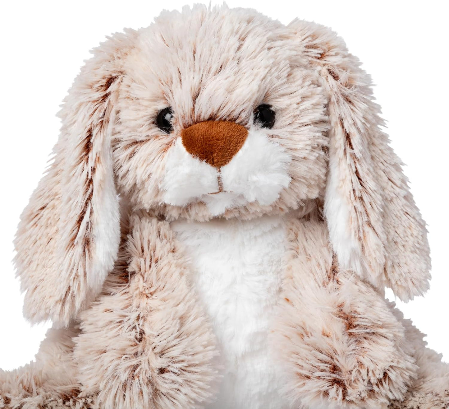 HotMelissa & Doug Burrow Bunny Stuffed Animal Plushie with Big Feet, Floppy Ears & Fluffy Tail, Adorable Pretend Play Toddler Toys for Girls & Boys 3+
