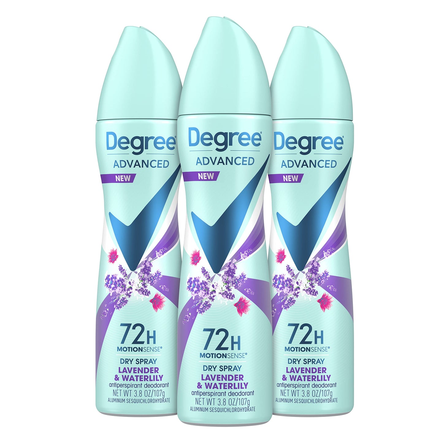 HotDegree Women Antiperspirant Deodorant Dry Spray Sexy Intrigue, 3.8 Ounce (Pack of 4)