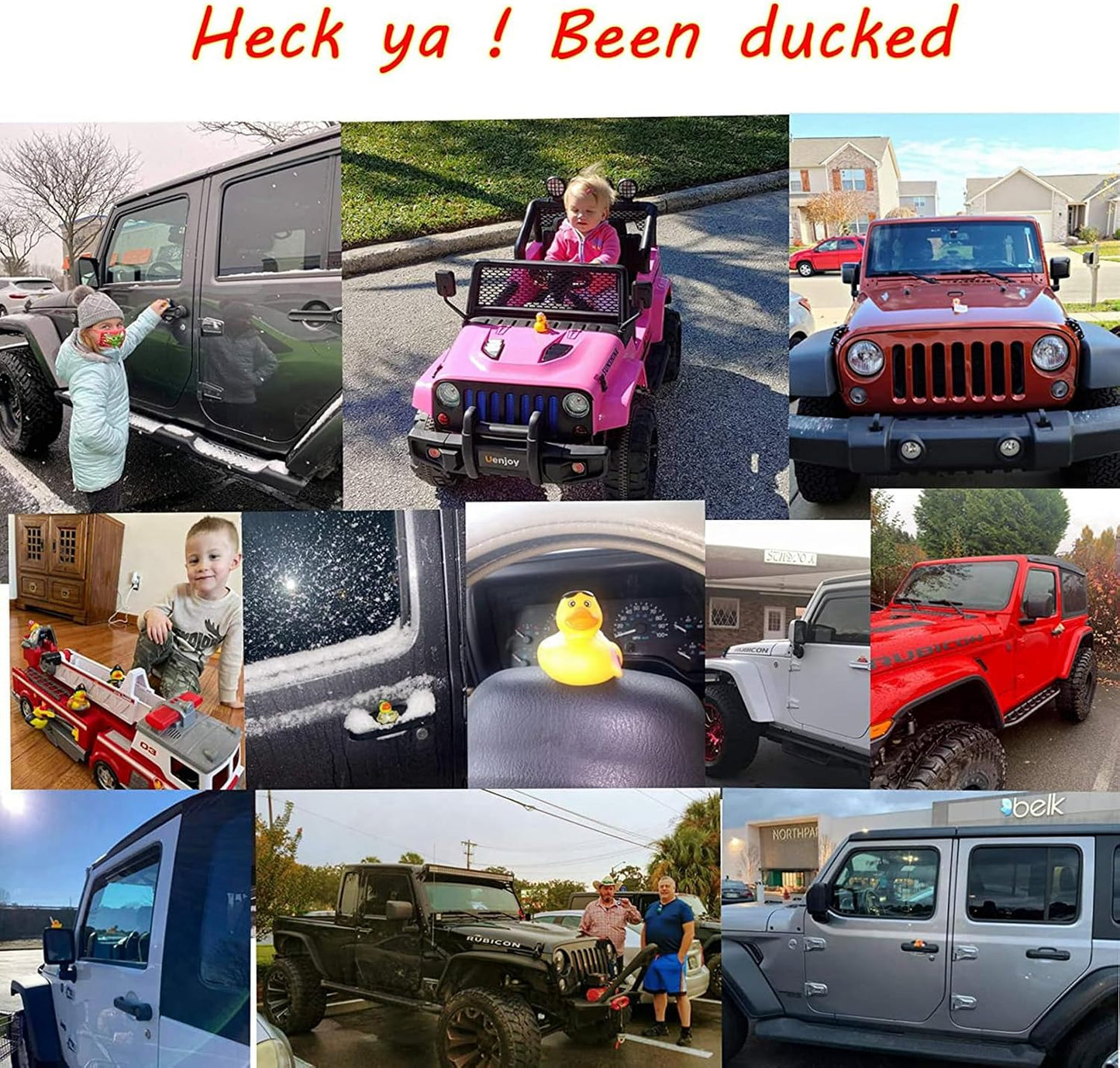Hot XY-WQ 100 Pack Rubber Duck for Jeeps Ducking - 2.3 Inch Bulk Floater Duck for Kids - Baby Bath Toy Assortment - Party Favors, Birthdays, Bath Time, and More (50 Varieties)