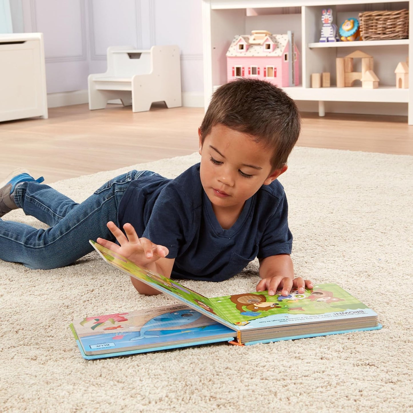 Hot Melissa & Doug Poke-a-Dot! What’s Your Favorite Color? Interactive Children's Board Book with Buttons to Pop, Educational Sensory Toy for Toddlers & Preschoolers Ages 3+ - FSC Certified