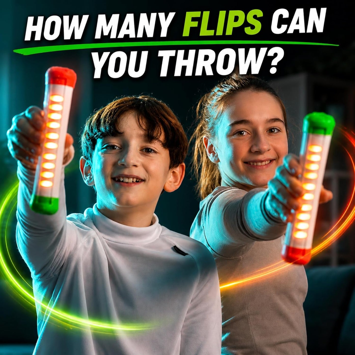 HotHow Many Flips can You Throw? | Electronic Flip Challenge Game | Auto-Counting Skill Toy for Kids, Teens & Adults | 10 Games Each with a High Score to Beat | Fun Gift & Party Game Ages 8+